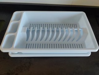 Escurridor de Platos Blanco