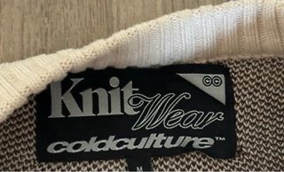 Jersey Cold Culture Scorpion Beige Marrón Talla M