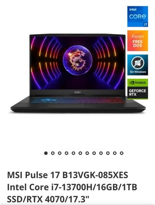 Portátil MSI Pulse 17