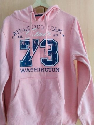 Sudadera rosa