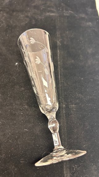 60 copas de cristal tallado