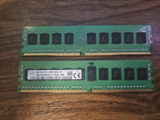 2x8GB DDR4 2133MHz SK Hynix RAM DDR4
