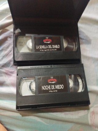 Lote VHS: La Semilla del Diablo y Noche de Miedo