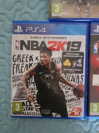 Lote 3 Videojuegos NBA 2K PS4/PS5