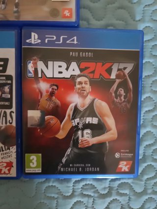 Lote 3 Videojuegos NBA 2K PS4/PS5