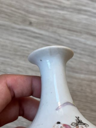 Jarrón porcelana china antiguo