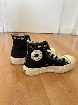 Converse All-Star Doble Suela Negras