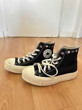 Converse All-Star Doble Suela Negras