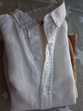 2 Conjunto Camisa y Pantalón Boboli Niño 7 Años