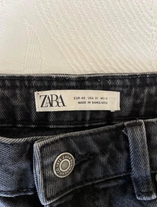 Pantalón corto Zara negro hombre