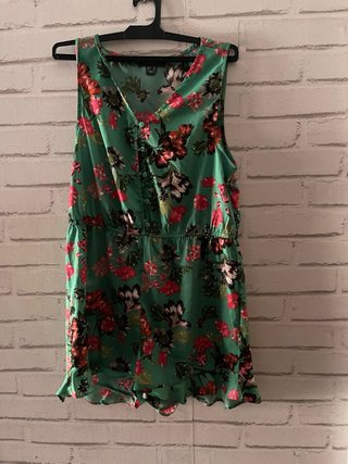 Mono floral verde talla 40