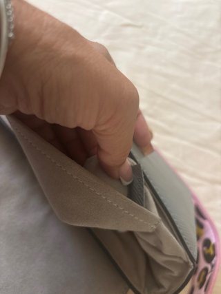 Borsetta Louis Vuitton Grigia con Rosa