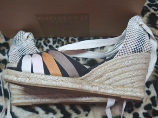 Sandalias Gioseppo mujer negras multicolor