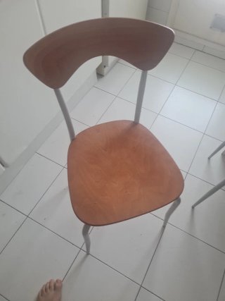 Mesa centro madera + 4 sillas