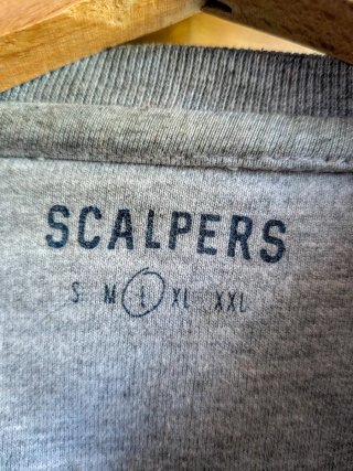 Sudadera Scalpers Gris Talla L