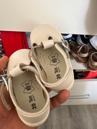 Sandalias Conguitos Piel Beige Niña Talla 20