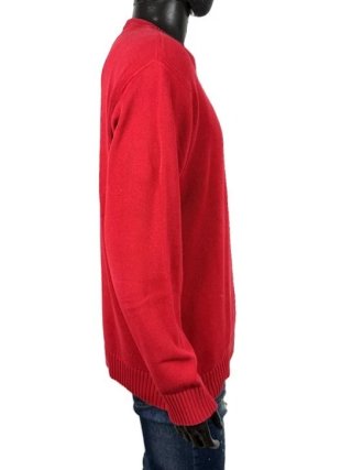 Maglione Tommy Hilfiger Uomo L Rosso Cotone Logo