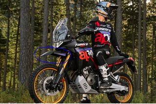 Guarda lamas alto Tuareg 660 Rally preto -original