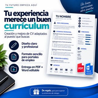 Currículum CV profesional que consigue entrevistas