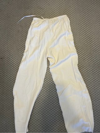 Pantalones H&M Lino Beige
