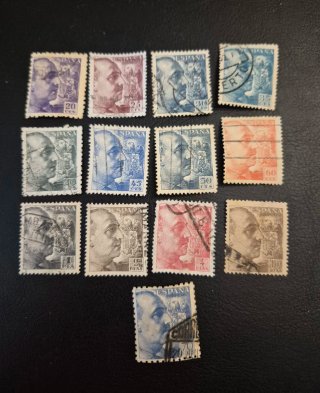 Lote 13 Sellos España ( Franco )