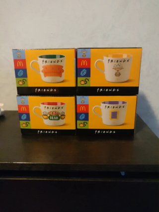 Tazze Friends McDonald's Set 4 Ceramica