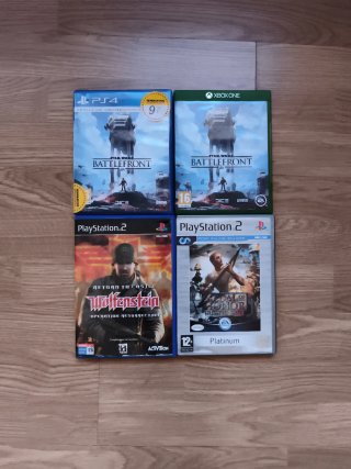 Lote 4 Videojuegos PS4/Xbox One/PS2