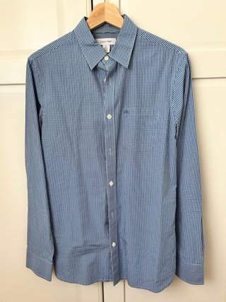 Camisa Calvin Klein cuadros azul y blanco Talla S