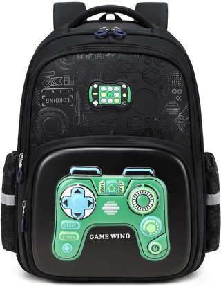Mochila Amythe infantil gaming verde 20 L