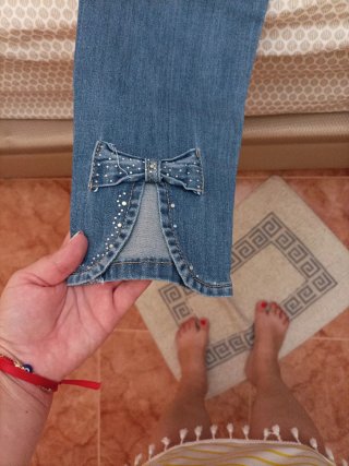 Pantalón vaquero largo mujer