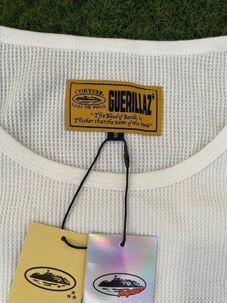 Camiseta tirantes Corteiz Guerillaz Blanca M