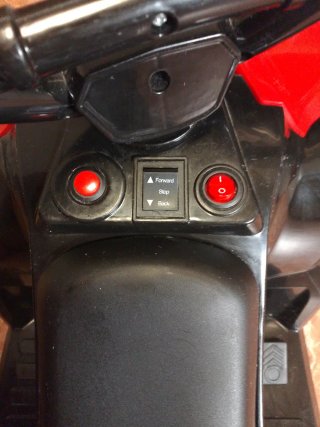 Moto Eléctrica Infantil Roja y Negra