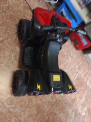 Moto Eléctrica Infantil Roja y Negra