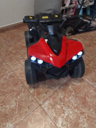 Moto Eléctrica Infantil Roja y Negra