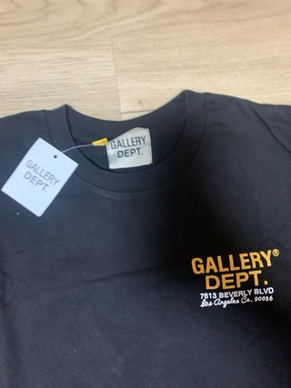 Camiseta Gallery Dept. Talla M Negra