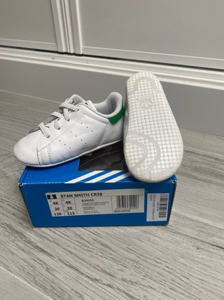 Adidas niño, niña, bebé Stan Smith Crib Talla 20