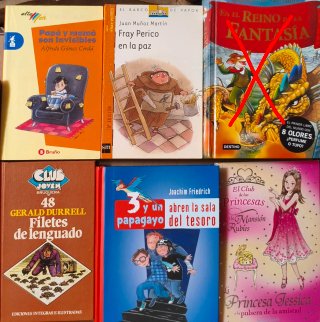 Varios libros infantiles y adultos