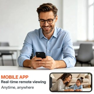 Mini Telecamera WiFi da Interno con rilevamento