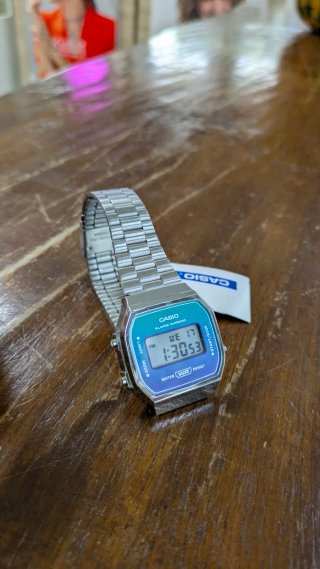 Orologio Casio Vintage Blu/Teal
