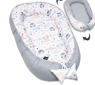 Nido para bebé con estampado de animales