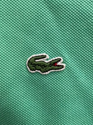 Polo Lacoste verde Talla M