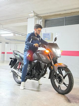 Honda CBF 125 2025 Negra/Gris Nueva