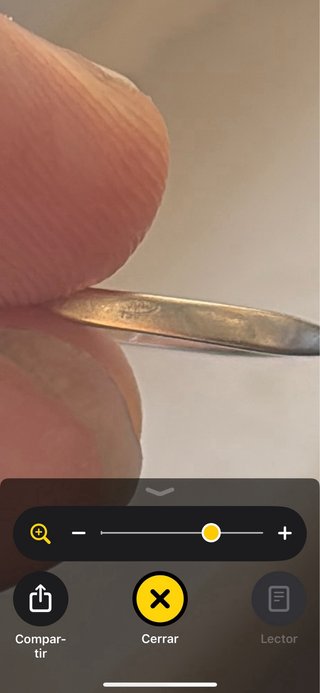 Anillo Oro Blanco 18k