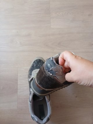 Zapatillas deportivas mujer beige y gris