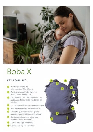 Portabebés Boba X Diseño Animalitos