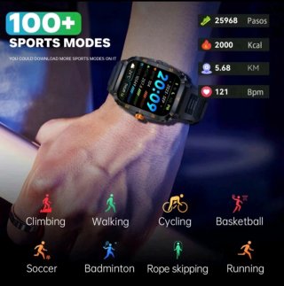 Reloj inteligente Smartwatch Negro