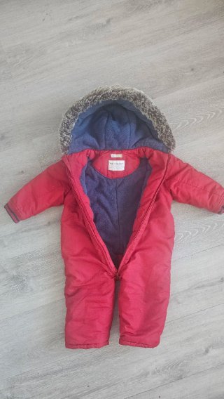 Buzo Nieve Bebé John Lewis Rojo