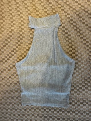 Top halter Pull&Bear gris