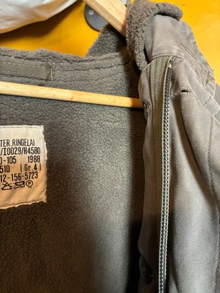 Abrigo Ejército Alemán Talla L Verde Oliva