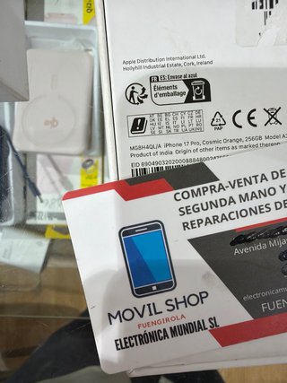 iPhone 17 Pro 256GB Naranja sin abrir